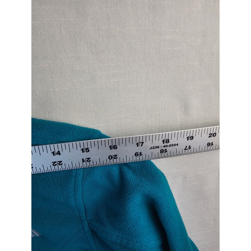 The North Face Womens TKA 100 Full Zip Fleece Jacket Teal Blue Medium - Picture 11 of 13